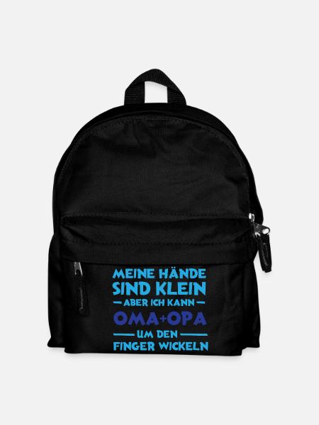 Meine Hände sind klein - Kinder Rucksack - Schwarz