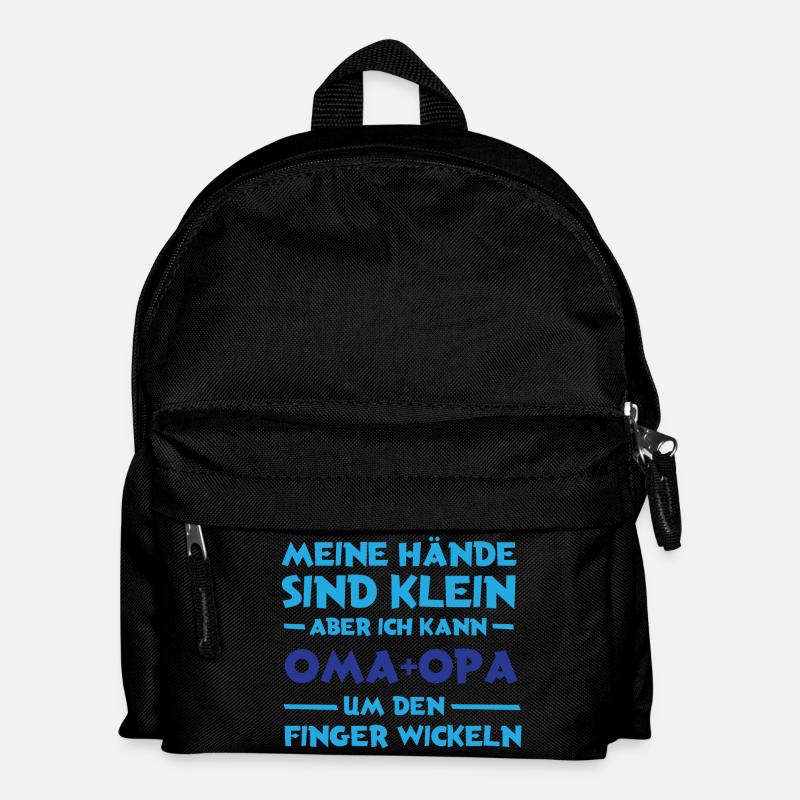 Meine Hände sind klein - Kinder Rucksack - Schwarz