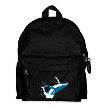 Wal - Kinder Rucksack - Schwarz - Vorne