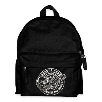 Rock Is Dead - Kinder Rucksack - Schwarz - Vorne