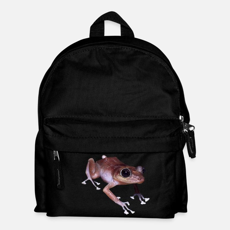 frog frog - Kids' Backpack - black