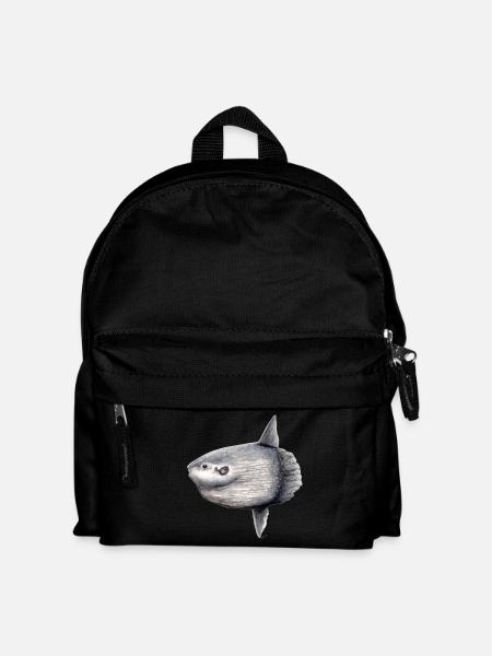 Sunfish - Mondfisch - Mola Mola Poisson lune - Kinder Rucksack - Schwarz