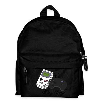 Gamer Videospiele Spiel Junge Aussenseiter Joystick - Kinder Rucksack - Schwarz - Vorne
