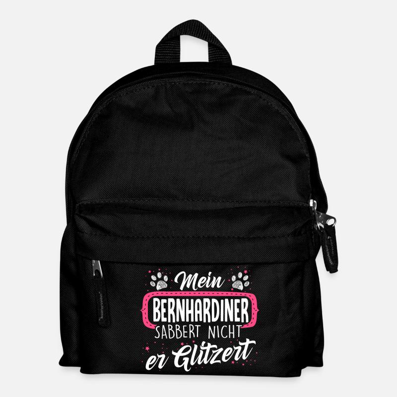 BERNHARDINER - sabber - Kinder Rucksack - Schwarz