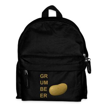 Grumbeer / pommes de terre - Sac à dos Enfant - noir - Devant