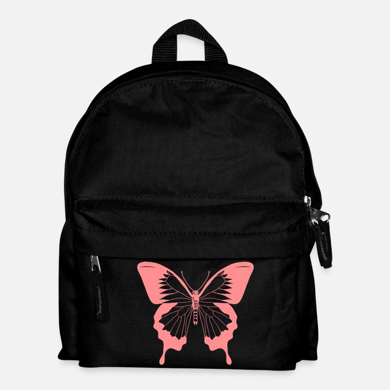 Butterfly - Kinder Rucksack - Schwarz
