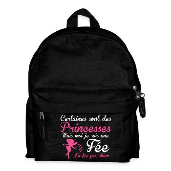 la fée pas chier - Sac à dos Enfant - noir - Devant