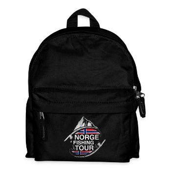Norge Fishing Tour - Kinder Rucksack - Schwarz - Vorne