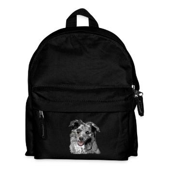 Berger australien - Sac à dos Enfant - noir - Devant