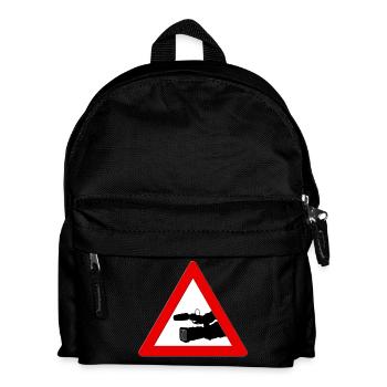Achtung, Kameramann! - Kinder Rucksack - Schwarz - Vorne