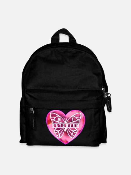 Mein Traum von Tag zu Tag - Kinder Rucksack - Schwarz