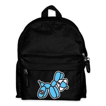 Balloon Artist Funny Balloon Animal Dog Neck Collar - Kids' Backpack - black - Front