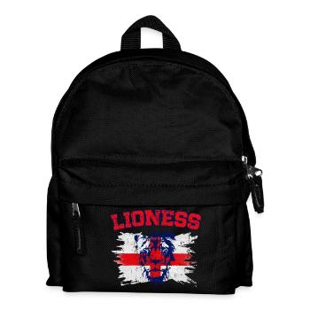 England Fußball Meister der Frauen Lionesses 2022 - Kinder Rucksack - Schwarz - Vorne