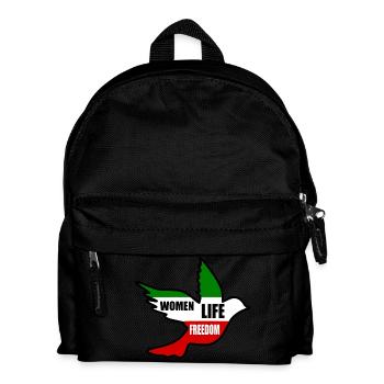 Women life freedom - Kids' Backpack - black - Front