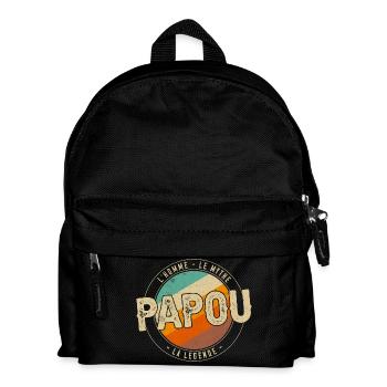 Papuan the legend - Kids' Backpack - black - Front
