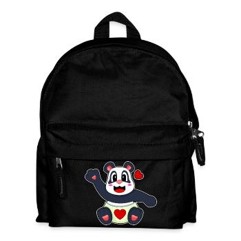 Panda Baby Diaper - Kids' Backpack - black - Front