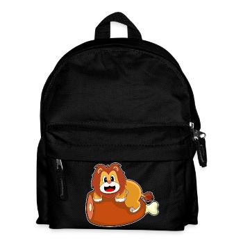 Viande de lion - Sac à dos Enfant - noir - Devant
