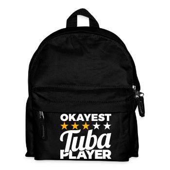 Joueur de tuba moyen - Sac à dos Enfant - noir - Devant