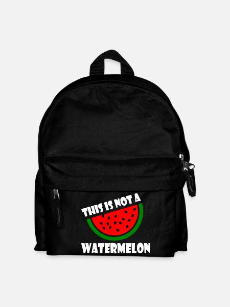 THIS IS NOT A WATERMELON - Kinder Rucksack - Schwarz