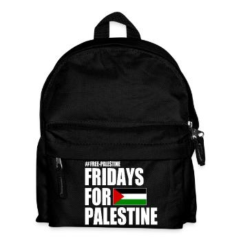 Free palestine fridays for palestine - Kids' Backpack - black - Front