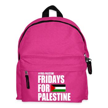 Free palestine fridays for palestine - Kinder Rucksack - Fuchsia - Vorne