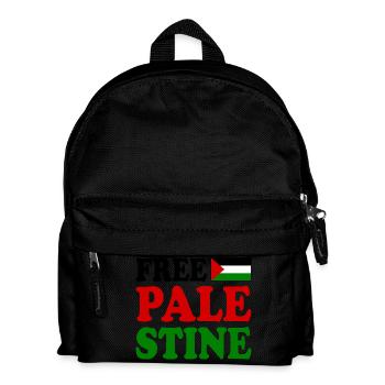 Free palestine - Kids' Backpack - black - Front