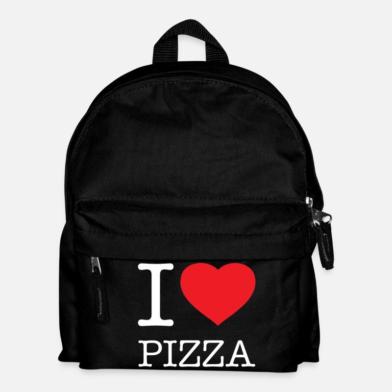 J’ADORE LA PIZZA - Sac à dos Enfant - noir