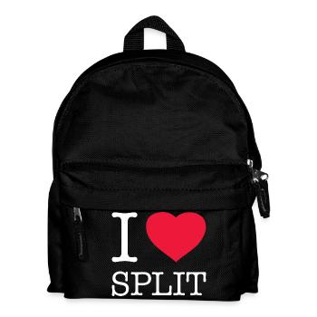 I LOVE SPLIT Croatia Kroatien - Kids' Backpack - black - Front