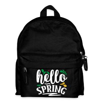 Hello Spring - Kids' Backpack - black - Front