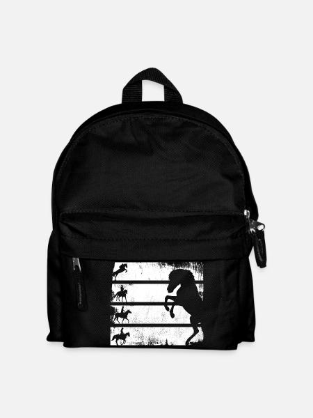 Horsemanship - Kinder Rucksack - Schwarz