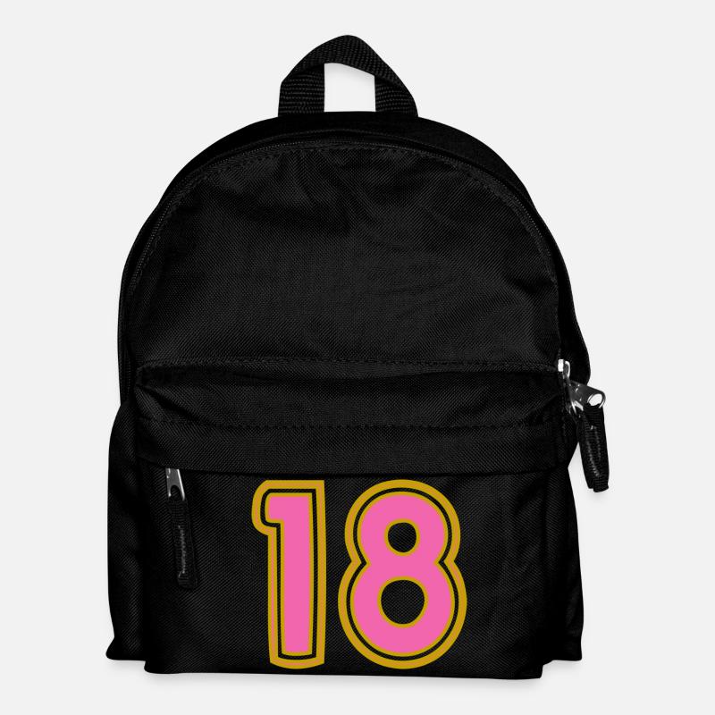 18. 18 ANS. 18e ANNIVERSAIRE - Sac à dos Enfant - noir