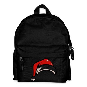 Chapeau de Noël du Père Noël - Sac à dos Enfant - noir - Devant