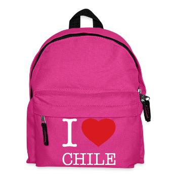 I LOVE CHILE - Kids' Backpack - fuchsia - Front