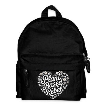 Vegetarian Vegan Veggie Vegetarian - Kids' Backpack - black - Front