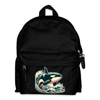 Orca Killer Whale - Kids' Backpack - black - Front