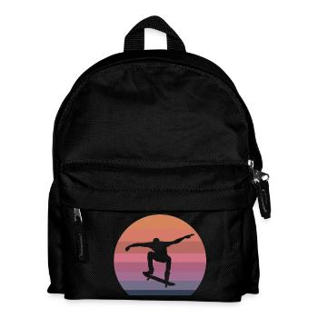 Skate - Kinder Rucksack - Schwarz - Vorne