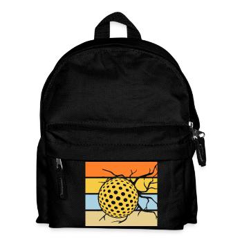 Golfspieler Golf - Kinder Rucksack - Schwarz - Vorne