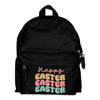 Happy Easter - Kids' Backpack - black - Front