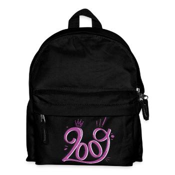 17. Geburtstag Mädchen geboren 2009 Geschenk - Kinder Rucksack - Schwarz - Vorne