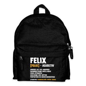 Felix - Kids' Backpack - black - Front