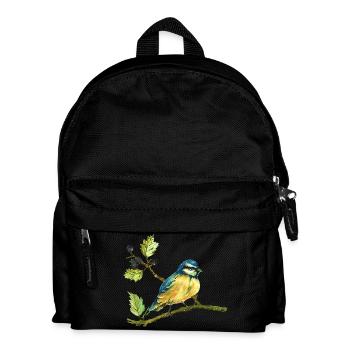 Oiseau coloré - Sac à dos Enfant - noir - Devant