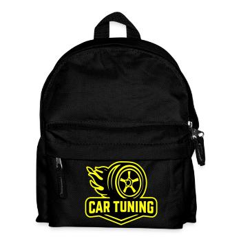 Car Tuning Car Tyres - Kids' Backpack - black - Front