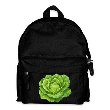 Salat - Kinder Rucksack - Schwarz - Vorne