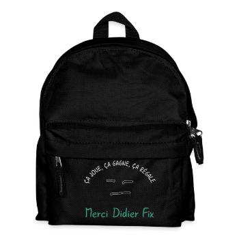 Ca_joue_ca_gagne_ca_regale - Kids' Backpack - black - Front
