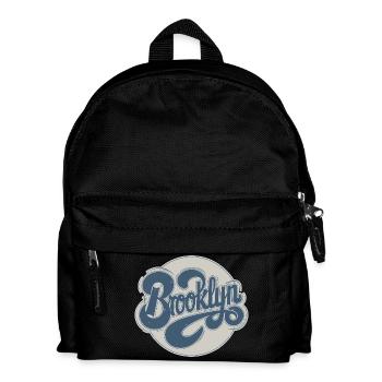 Vintage Brooklyn Typography - Kids' Backpack - black - Front