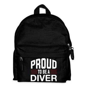 Proud Diver - Kids' Backpack - black - Front