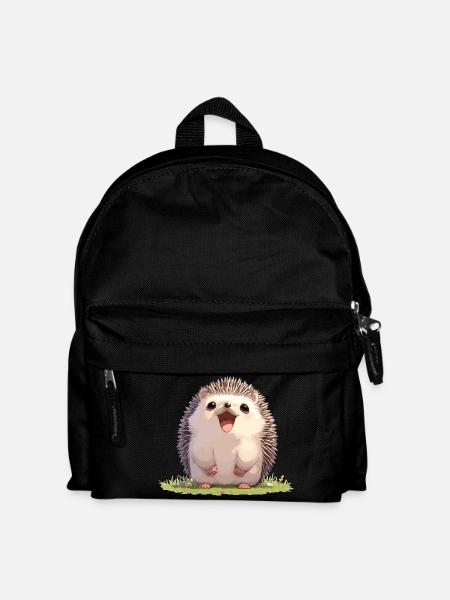 Igel - Kinder Rucksack - Schwarz