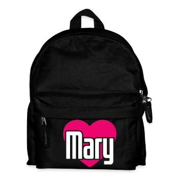 J’aime Marie Coeur Rose J’aime Marie - Sac à dos Enfant - noir - Devant