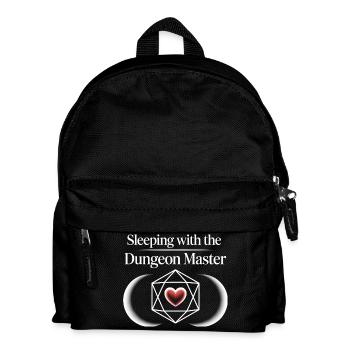 Sleeping with the D*ngeon Master - Funny D'n'D - Kids' Backpack - black - Front