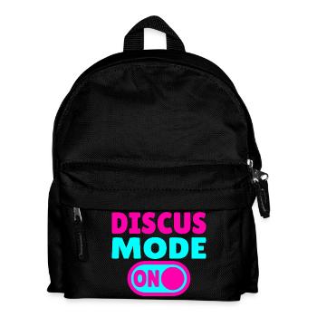 Mode disque ACTIVÉ - Lanceur de disque - Sac à dos Enfant - noir - Devant